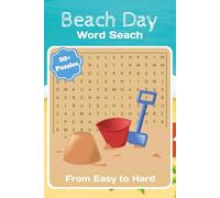 Beach Day Word Search Puzzle Book: Word Searches with Easy to Read Print about the Beach, The Ocean and Sea Creatures a | 6x9 inches, 110 pages | 50+ ... Gift for Vacations, Holidays and Free Times