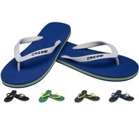 CRESSI Beach Flip Flops Blue/White 43/44 EU - Tongs de Plage et de Piscine pour Adultes Unisexe, Bleu/Blanc, 43/44 EU