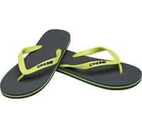 Cressi Beach Flip Flops Tongs pour Enfant Unisexes-Bébés, Vert Foncé Lime, 29/30