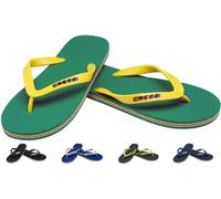 CRESSI Beach Flip Flops Green/Yellow 35/36 EU - Tongs de Plage et de Piscine pour Adultes Unisexe, Vert/Jaune, 35/36 EU