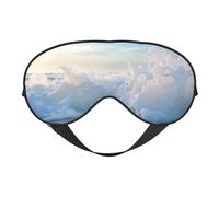 Beach Foam Wave1 Masque pour les yeux pour dormir, bloque la lumière parfaitement pour les femmes et les hommes, doux et confortable pour les voyages