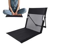 Beach Foldable Chair - Portable Legless Lounge Seat, Camping Backrest Recliner with Adjustable Support, Outdoor Ground Lounger, Poolside Relax Seat for Details, Travel Folding Recliner for Picnics