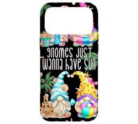 Beach Gnomes Just Wanna Have Sun for Girls Funny Summer Coque pour iPhone 17 Pro Max