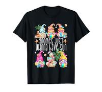 Beach Gnomes Just Wanna Have Sun for Girls Funny Summer T-Shirt