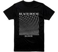 Beach House Bloom - T-Shirt Black T-Shirts à Manches Courtes(Small)