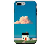 Beach House Esthétique - Art de Paysage océan surréaliste côtier Coque pour iPhone 7 Plus/8 Plus