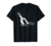 Beach Island Themed Art Bottle With Message In It T-Shirt