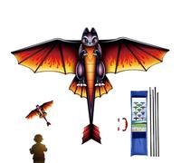 Beach Kite | 38.5In Large Animal Kite with Handle and 328Ft String | Portable Outdoor Flying Toy for Kids Teens Adults Friends Travel Park Yard Garden Fun Recreation