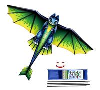 Beach Kite | 38.5In Large Animal Kite with Handle and 328Ft String | Portable Outdoor Flying Toy for Kids Teens Adults Friends Travel Park Yard Garden Fun Recreation