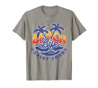 Beach Life Saint John Îles Vierges des États-Unis USVI T-Shirt