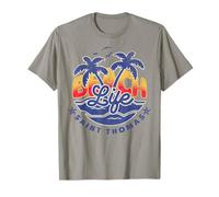 Beach Life Saint Thomas Îles Vierges des États-Unis USVI T-Shirt