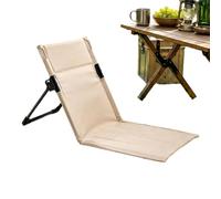 Beach Lounge Chair Lightweight Camping Lounger with Backrest