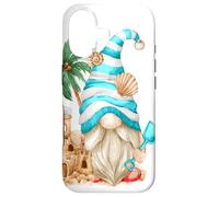 Beach Lover with Flip Flops and Sand Castle Funny GNOME Coque pour iPhone 17