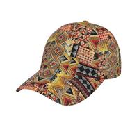 Beach Maui Hawaii Sunset Clouds Print Tylish Curved-Brim Baseball Cap - Full Print Polyester Hat for All Seasons and Genders, Te africain, Taille unique