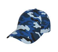 Beach Maui Hawaii Sunset Clouds Print Tylish Curved-Brim Baseball Cap - Full Print Polyester Hat for All Seasons and Genders, bleu/camouflage, Taille unique