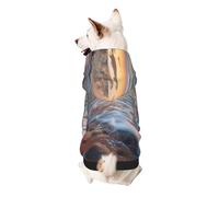 Beach Maui Hawaii Sunset Sea Waves Clouds Sweat à capuche doux, confortable et respirant pour animal de compagnie mignon pour chien, chat, petits animaux de compagnie, taille M