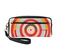 Beach Maui Hawaii Sunset Sea Waves Clouds Trousse de maquillage en cuir PU pour voyage, salle de bain, cosmétiques, Vector Design Cible, One Size, Organiseur de sac
