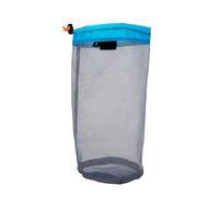 Beach Mesh String Bag, Ultralight Mesh Drawstring Sack Stuff Ditty Sacks Storage Bag for Gym Beach Outdoor Travel Hiking Camping (S blue)