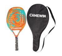 Beach Paddle Tennis Racquet - Eva Foam Core Carbon Raquet avec sac | Paddle résistant pour sports de plein air, palette de tennis pour débutants, ensemble durable pour jeux décontractés et