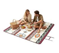 Beach Picnic Blanket, 200 X 150CM Foldable Portable Washable Rug, Lawn Blan | Foldable Picnic Blanket, 200 X 150CM Washable Design Provides A Convenient Seating Area for Beaches, Lawns, Gardens, Patios,