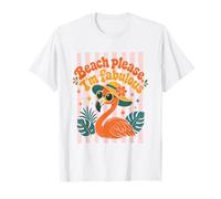 Beach Please I'm Fabulous Flamingo Tropical Summer Vacation T-Shirt