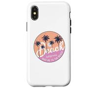 Beach Summer Vacation, Sunshine, Surfing California Coque pour iPhone X/XS