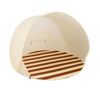 Beach Tent - Polyester Metal 145×145cm Lightweight Portable Waterproof UV Protection | Foldable Sunshade Tent for 3 Persons Camping Hiking Fishing Travel Outdoor Summer Park Use