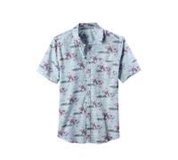 BEACH TIME Chemise bleu / bleu clair / mauve / rose, Taille L