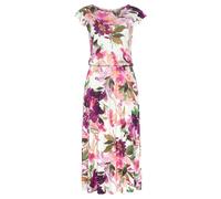 BEACH TIME Robe vert / baie / rose / blanc, Taille 44