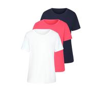 BEACH TIME T-shirt rose / noir / blanc, Taille M