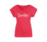 BEACH TIME T-shirt saumon / rouge / blanc, Taille XXS-XS