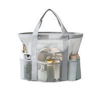Beach Tote - Mesh Large Capacity Organizer Bag For Towels Shoes Makeup And Travel Essentials, Functional Summer Design Style Structure, Breathable Storage System + Lightweight Durable Build, Easy Carr