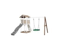 Axi Beach Tower With Summer Nest Swing Brown/White - Toboggan Gris