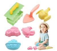 Beach Toys, Sand Mold and Shovel Set, 7.87 inches Heavy Duty Snow Shovel Kids Educational Games, Preschool Learning Activities for Poolside, Summer, Backyard Party Supplies