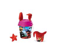 Beach Toys Seau Garni Ø 17 + Arrosoir Miraculous