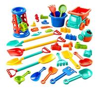 Beach Toys Set 32 Pcs | ABS, 11.4in X 7.1in X 7.9in Box, 618g | Sand Castle Building Kit With Dump Truck, Bucket | Summer Outdoor Play For Kids 3-10