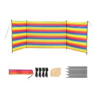Beach Wind Blocker, Camping Privacy Screen and Windproof Shelter, Quick Assembly with Enhanced Stability, Portable Outdoor Barrier for Vacation, Fishing, Backyard Fun, Travel Gear