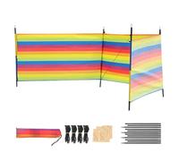 Beach Wind Blocker, Camping Privacy Screen and Windproof Shelter, Quick Assembly with Enhanced Stability, Portable Outdoor Barrier for Vacation, Fishing, Backyard Fun, Travel Gear