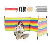 Beach Wind Blocker, Camping Privacy Screen, Ergonomiic Windproof Shade Barrier, Portable Outdoor Shelter, Compact Ideal for Vacation, Fishing, Backyard Fun and Travel Accessories