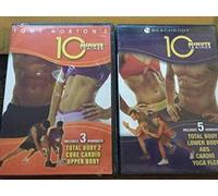 BEACHBODY -- TONY HORTON'S 10 MINUTE TRAINER --- 3 DVD SET -- 8 WORKOUTS -- Total Body, Lower Body, Abs, Cardio, Yoga Flex, Total Body 2, Core Cardio, Upperbody