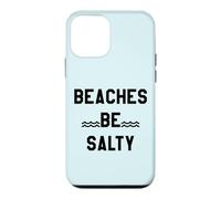 Beaches Be Salty Vacation Women Beach Summer Vibes Beachy Coque pour iPhone 12 Mini