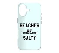 Beaches Be Salty Vacation Women Beach Summer Vibes Beachy Coque pour iPhone 17