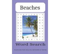 Beaches Word Search Puzzle Book: Word Searches with Easy to Read Print about Beaches, Waves, Sand and More | 6x9 inches, 110 pages | 50+ Puzzles ... Gift for Vacations, Holidays and Free times