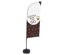 Beachflag Set Complet Café à emporter