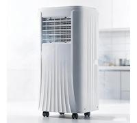 Beachtiful Climatiseur sans Unité Extérieure Rafraichisseur d'air Silencieux Technologie D'atomisation et de Réduction du Bruit sur roulettes et Télécommande pour Le Bureau