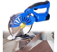 Beachtiful Coupe-Tissu électrique Rotatif, Ciseaux à Tissu à Vitesse Réglable, Lame Ronde de 125 mm, épaisseur de 40 mm, Machine de Découpe pour Tissu Multicouche, Cuir, Tapis