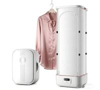 Beachtiful Fer à Repasser Automatique 2 en 1, défroisseur Vapeur Pliable 900 W Vertical, Machine à Repasser/Plier Les vêtements, séchoir à Linge électrique avec télécommande, pour vêtements et Tissus