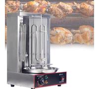 Beachtiful Grill Vertical électrique, Four à Rôtissoire Gyroscopique Kabob Grill, pour Rôti de Poulet, Rôti de Dinde, Tacos, Rôti, Bœuf, pour Cuisine de Restaurant à Domicile,220V