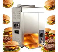 Beachtiful Grille-Pain à Hamburgers Professionnel, Machine à Pain électrique Verticale de 2000 W avec poignées latérales encastrées, température et épaisseur réglables.