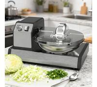 Beachtiful Hachoir électrique pour Aliments, Robot culinaire Professionnel de 5,5 L, Hachoir à Viande et à légumes en Acier Inoxydable de 1500 TR/Min pour oignons, Noix, Fruits et ail